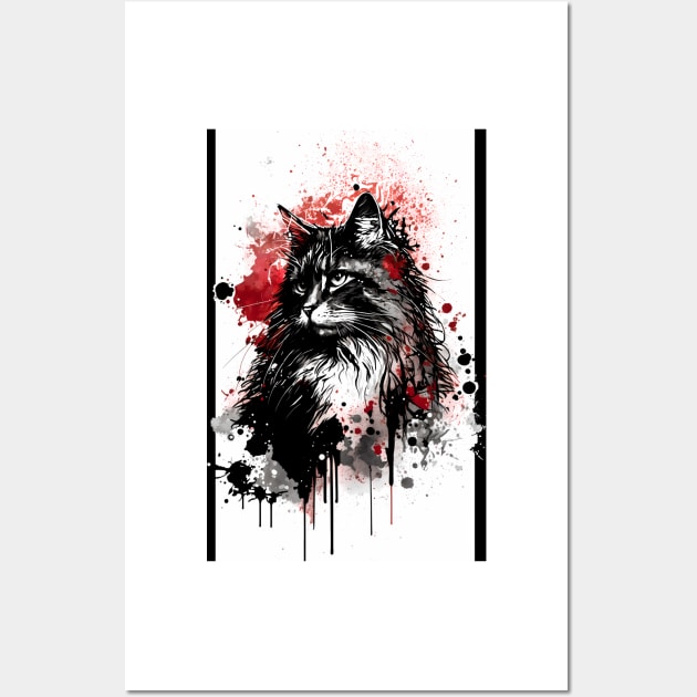 Norwegian Forest Cat Wall Art by TortillaChief